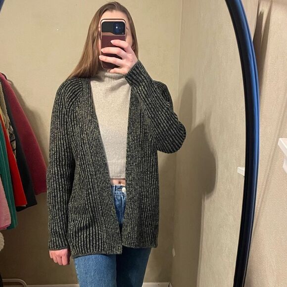 Lululemon Cotton Cashmere Sweater Wrap Cardigan 4 - Picture 4 of 8